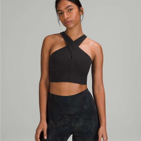 Lululemon Nulu Wrap-Front Longline Bra Crop Top *Light Support, A/B Cup - Picture 4 of 9